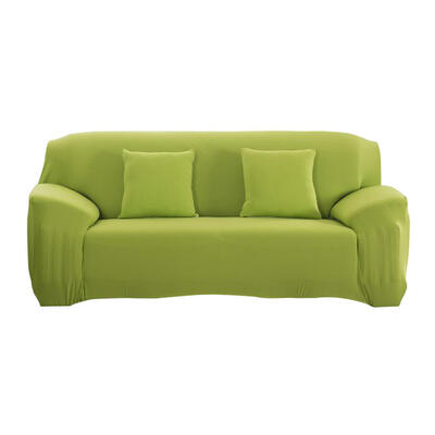 

Fashion Slipcover Stretchable Pure Color Sofa Cushion Cover Green