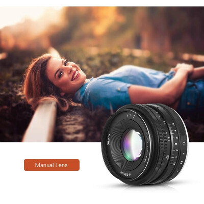 

35mm F17 Large Aperture Manual Prime Fixed Lens for Sony E-Mount Digital Mirrorless Cameras NEX 3 NEX 3N NEX 5 NEX 5T NEX 5R NEX