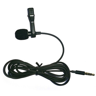 

Clip-on Lapel Mini Lavalier Mic Microphone 35mm for Mobile Phone PC Recording many tablets&smart phone devices