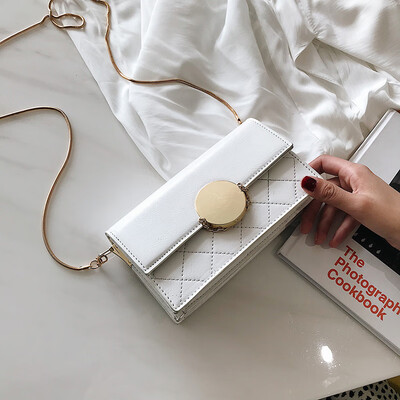 

Advanced sense bag Western small square bag female bag new 2019 wild ins chain bag texture shoulder Messenger bag