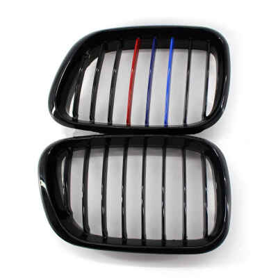 

Gloss Black Car Front Kidney Grilles -color ABS Plastic Grille for BMW X5 E53 1999-2003