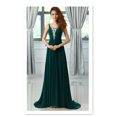 

2018 new bridesmaid dress skirt long wedding dress model show bridesmaid dress wedding toast clothing evening dress
