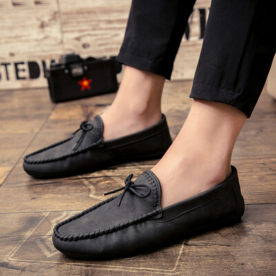 

Summer mens shoes Korean fashion a pedal lazy Doug leisure society autumn driving Joker shoes tide shoes