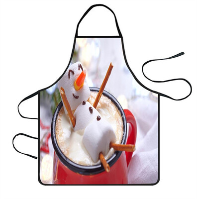 

Siaonvr Christmas Decoration Waterproof Apron Kitchen Aprons Dinner Party Apron