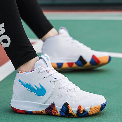 

Breathable mens shoes basketball shoes high-top shoes flying woven mesh shoes sports shoes tide shoes