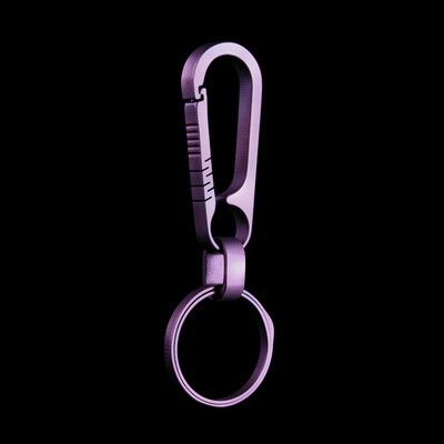 

Lightweight Titanium Alloy Keychain Backpack Hanging Buckle Outdoor Carabiner