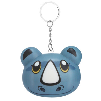 

Siaonvr Squishies Kawaii Cartoon Animal Slow Rising Cream Scented Keychain Stress Relief