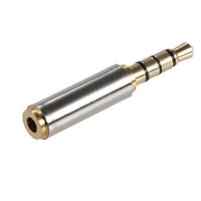 

Gold 25 mm Female to 35 mm Male Audio Stereo Headphone Converter Adapter