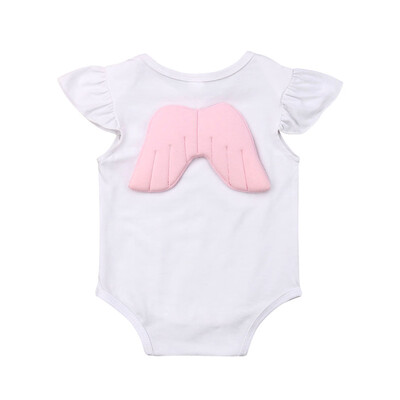 

Summer Newborn Baby Girls Boys Clothes Wings Romper Jumpsuit Bodysuit Sunsuit