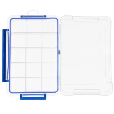 

Transparent Plastic Storage Box Multiple Compartments Slot Hardware Box Organizer Jewelry Tools Electronic Components Container Fi