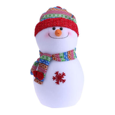 

Christmas Foam Snowman Ornament 3 Size Rainbow Hat Festival Decoration
