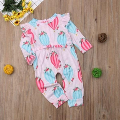 

Cute Newborn Baby Girl Long Sleeve Romper Bodysuit Jumpsuit Outfits Clothes