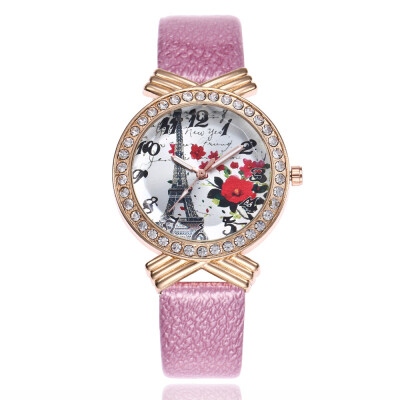 

Ms Herssan Paris Tower Rose Watch Tree