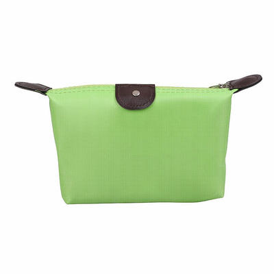 

Folding Waterproof Dumpling Shape Makeup Bag Travel Pure Cosmetic Organizer