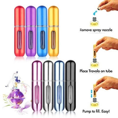 

1 × Perfume Atomiser Travel Portable Mini Refillable Bottle Scent Pump Spray