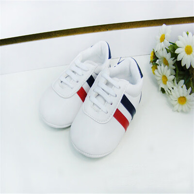 

Bobora Baby Boy Shoes PU Leather Anti-slip Toddler Sneakers Baby Shoes Soft Sole Crib Shoes For Boy