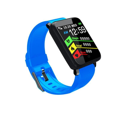 

F1 144inch Heart Rate Blood Pressure Oxygen Monitor Waterproof Smart Watch