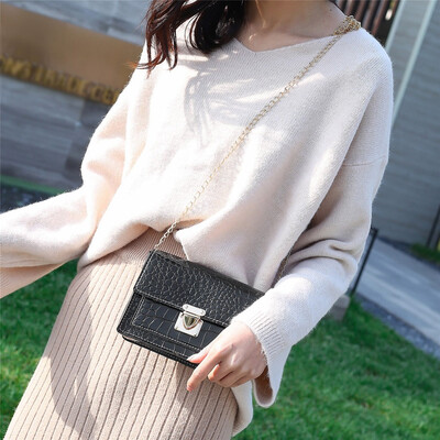 

Tailored Fashion Women Solid Color Hasp HnadBag Phone Bag Shoulder Bag Messenger Bag