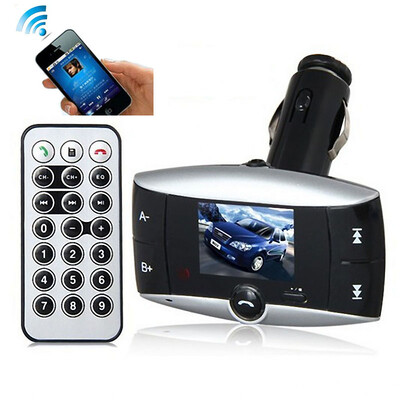 

〖Follure〗Car Kit FM Transmitter Bluetooth Modulator Wireless MP3 Player USB SD