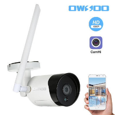 

OWSOO Wireless 1080P Security Camera WiFi IP Camera for Home Surveillance Outdoor Monitor with Cell Phone App Two Way Audio & Nigh