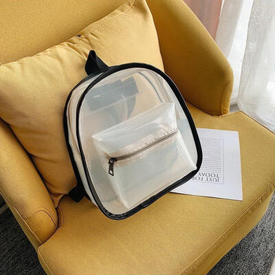

2019 New Fashion Bag Female Laser Backpack Pvc Transparent Student Bag