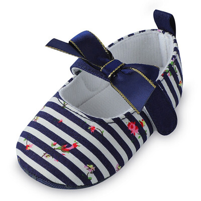 

First Walkersborn 0-18M Summer Baby Girl Cute Flower Princess Shoes Infant Kinds Stripes Casual Toddler Shoes