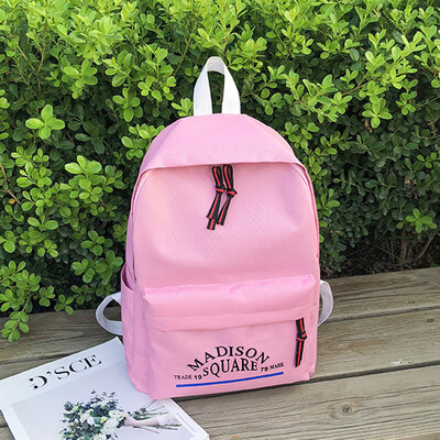 

Tailored Woman Trendy Solid Color Leisure Backpack Ladies Harajuku Campus Style Backpack