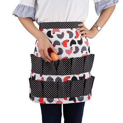 

Farm - professional-grade chef apron with kitchen grill&grill black multi-function tool pocket apron