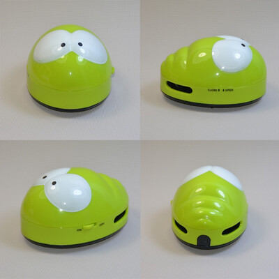 

〖Follure〗Cute Mini Caterpillar Corner Desk Table Dust Vacuum Micro Sweepers Cleaning