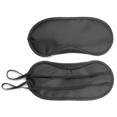 

Gobestart 1PC New Pure Silk Sleep Eye Mask Padded Shade Cover Travel Relax Aid