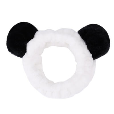 

Girls 2 Hairballs Elastic Makeup Hairbands Women Face Washing Headbands