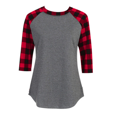 

Nomeni Women O-Neck Seven-quarter sleeve Sweatshirt Pullover Tops Blouse Shirt