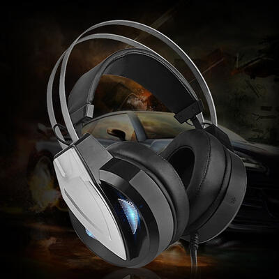 

Aichao603 Game Headphones Head-Mounted CF E-sports Headset Shock Computer Earphones