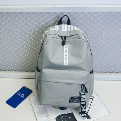 

Ins schoolbag female Korean version of senior high school students Chaobai male simple junior high school students with ancient fe