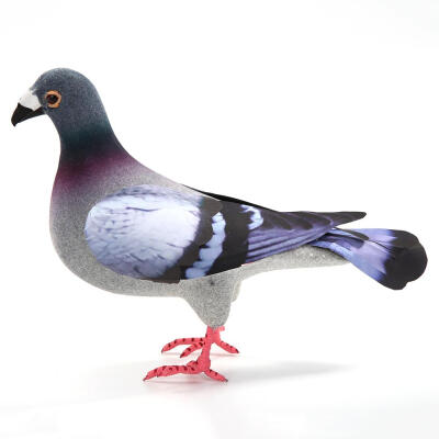 

Simulate Foam Pigeon Model Artificial Bird Home Garden Ornament Yard Decor