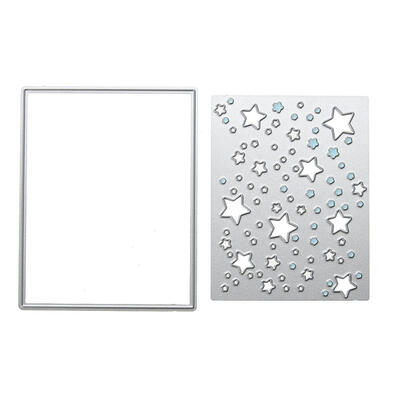 

Star Template Metal Cutting Dies Stencil Embossing Scrapbook Craft Gift