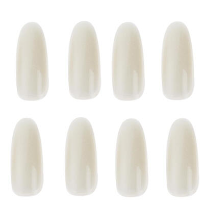 

50pcsPack Ultra-Thin No 3 Round Half Cover Nail Stickers Salon Exemption