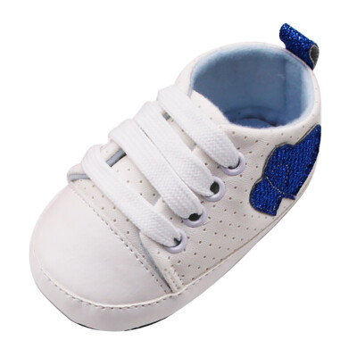 

Baby Girls Breathable Heart Pattern Anti-Slip Shoes Sneakers Soft Soled Walking Shoes First Walkers