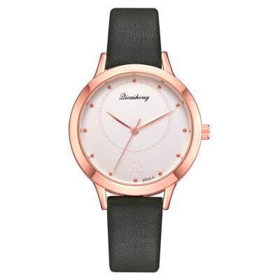 

Korean version of the casual ladies fashion fashion watch wish hot PU belt quartz watch