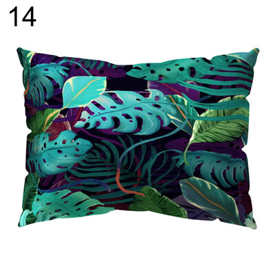 

Tropical Plant Flower Bird Pillow Case Cushion Cover Sofa Bed Car Office Decor