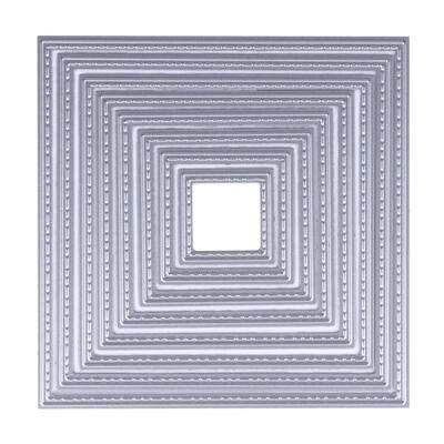 

8 DIY Square Cutting Dies Stencils Embossing Card Scrapbooking Album
