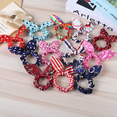 

1020Pcs Mini Small Rabbit Ears Headband Polka Dot Hair Rope Hair Scrunchies Baby Hair Accessorie