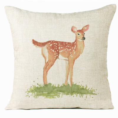 

Siaonvr Xmas Christmas Elk Sofa Bed Home Decoration Festival Pillow Case Cushion Cover