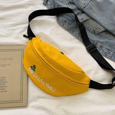 

Tailored Women 2019 New Fashion Pockets Simple Shoulder Bag Chest Bag Casual Waist Pack