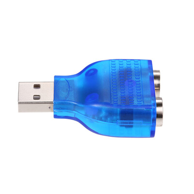 

USB to Dual PS2 Adapter USB A Male to PS2 Female Converter Splitter for Mouse Keyboard