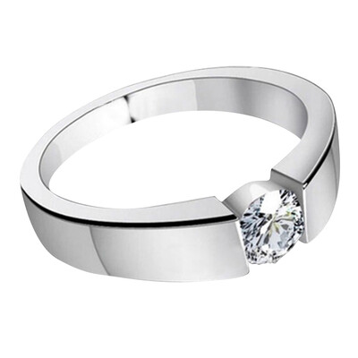 

Romantic Wedding Copper Rings Jewelry Plated For Man Rings