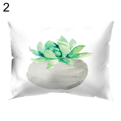 

Fresh Bonsai Plant Square Throw Pillow Case Cushion Cover Sofa Bedding Articles