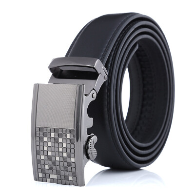 

2019Top sale Designer belt For men British style Genuine Leather men brown Belts New black Automatic Metal Belt men