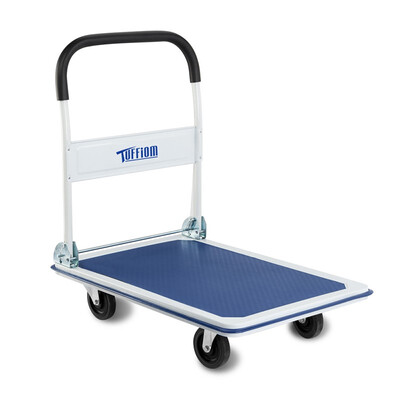 

Ktaxon Platform Truck Handy Cart Foldable Hand Trolley Truck Heavy Duty Warehouse Folding Hand Dolly Car 660lbs