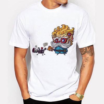 

New 2019 Fashion Ideas LOL Hero Man T-shirt Summer Round Neck 3D Printed T Shirt Men Men Leisure T-shirt